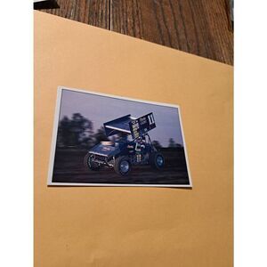 1988 Steve Kinser Coors Light #11 Racing Postcard Sprint Car Vintage